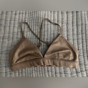 ALO Yoga Faux Leather Airbrush Splendor Bra